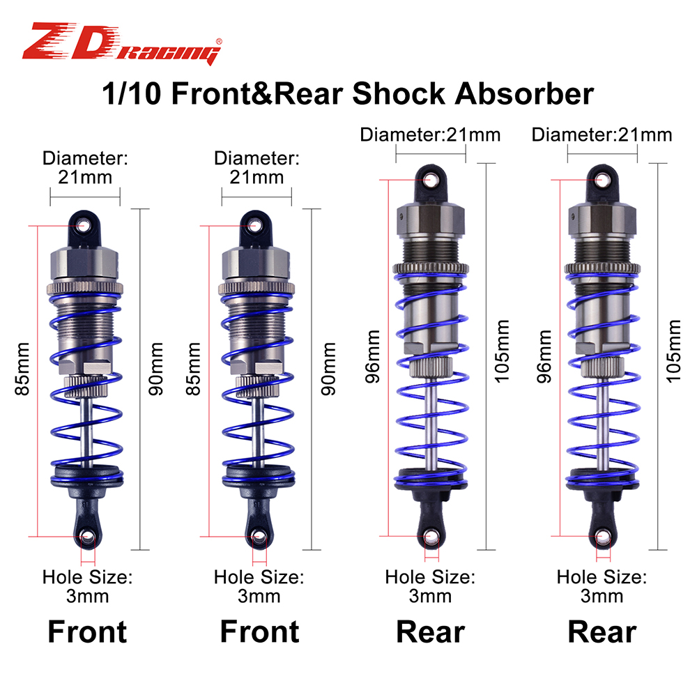 Rc Suspension Arm - 2 szt. Amortyzatory przednie ZD Racing