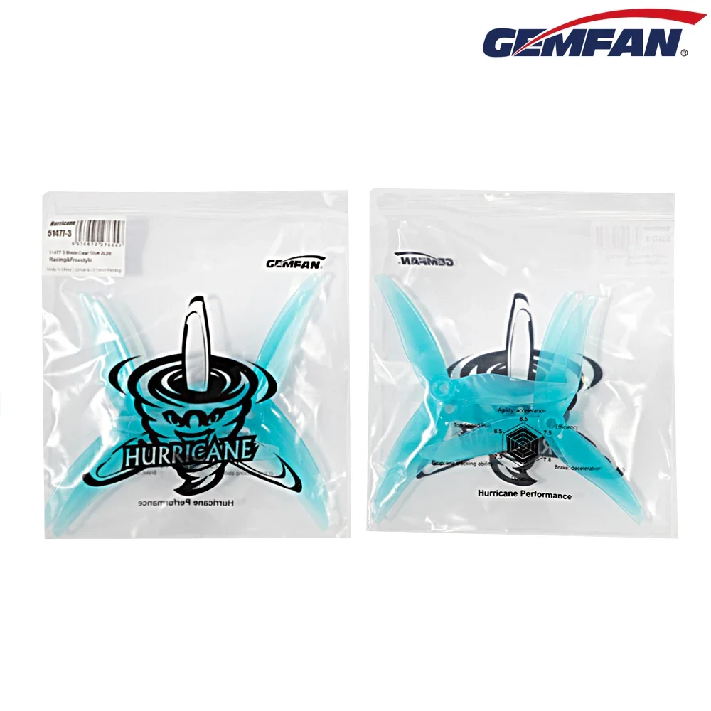 Drone Helicopter Rc - 10 Par (10CW + 10CCW) Gemfan
