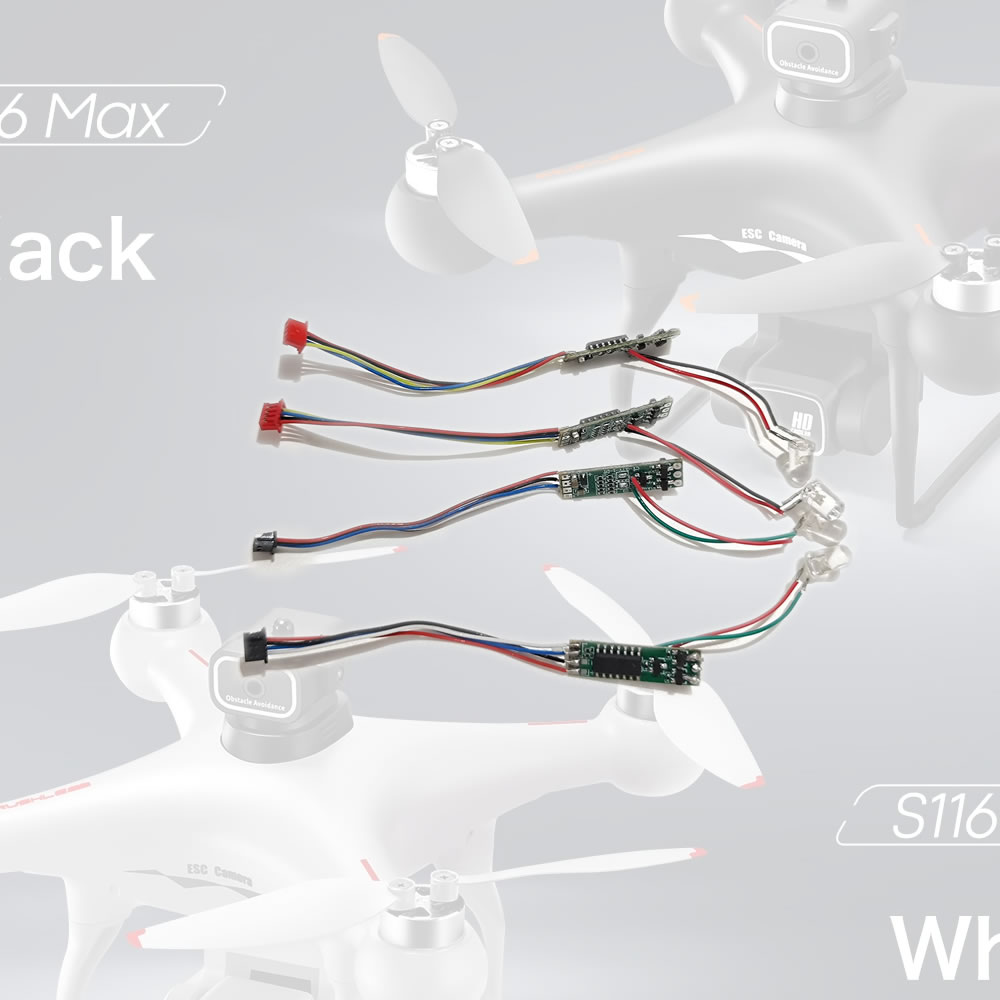 Drone Rc S116 - Płytka ESC z listwą świetlną, pełny
