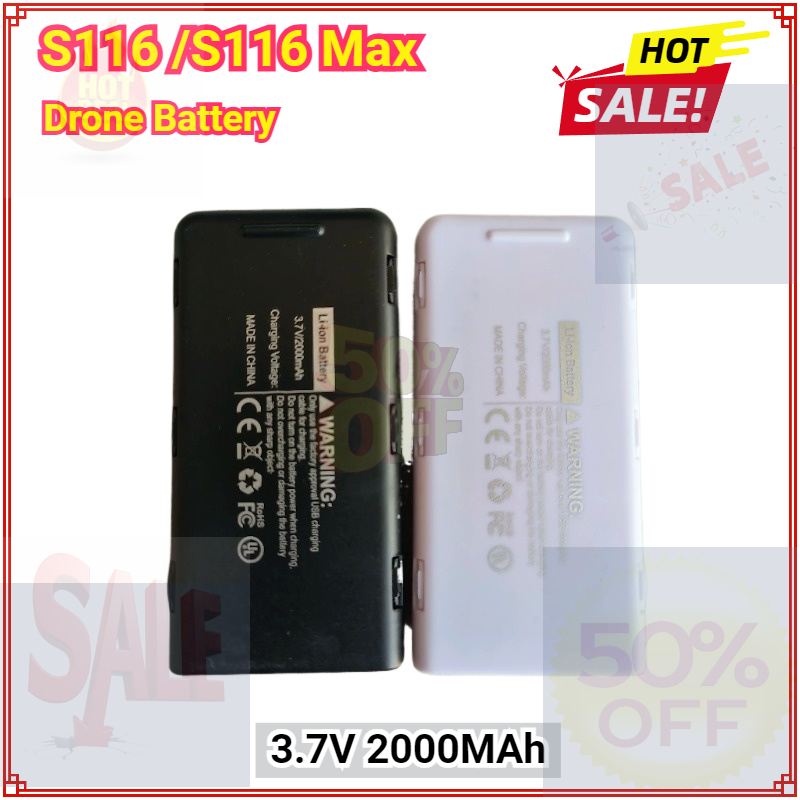 Drone Rc S116 - Bateria 3.7V 2000mAh do drona S116