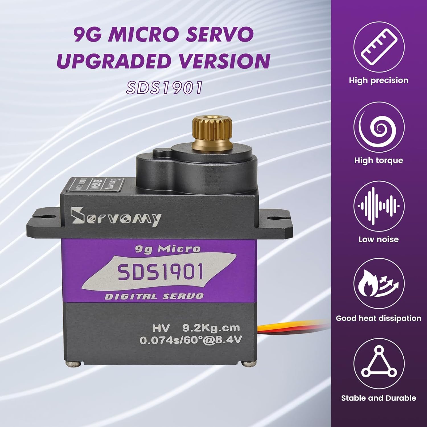 Drone Rc Car - SERVOMY-SDS1901 Cyfrowe Serwo 9G Micro Coreless