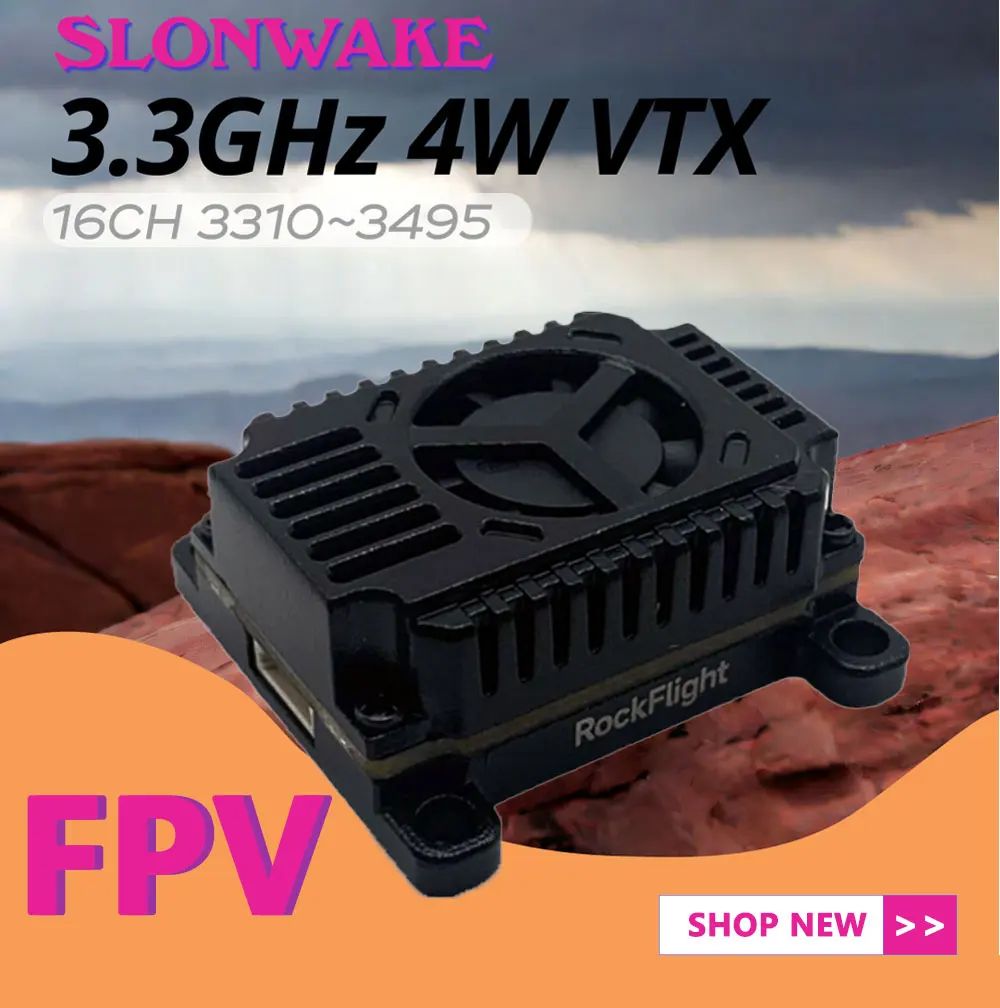 SLONWAKE FPV 3.3G 16CH 4000mW  – Drone Rc1 recenzja i cena