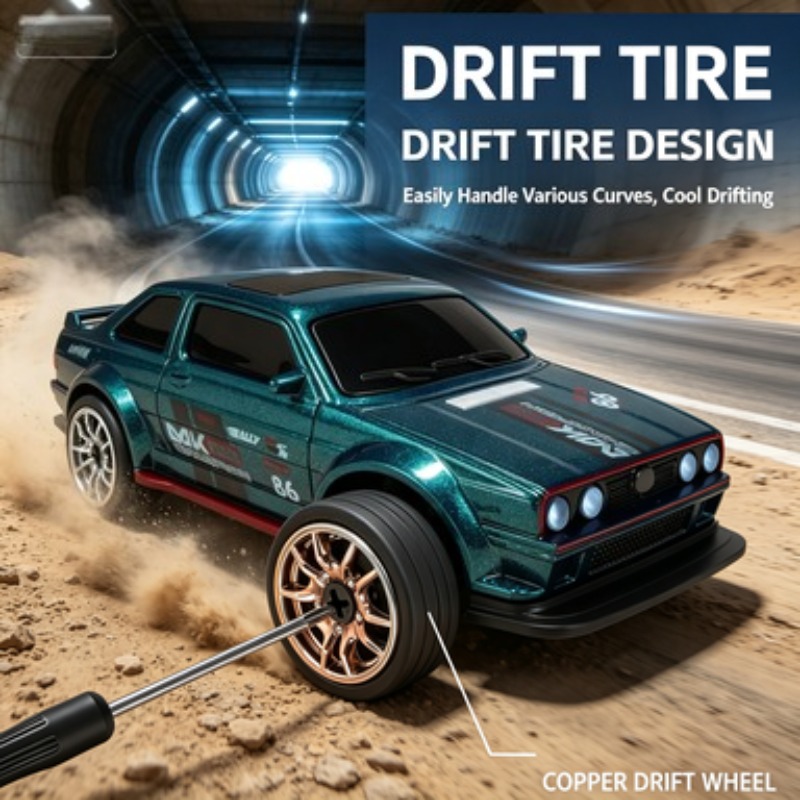 Samochód RC do driftu 1:63 4WD – Drone Rc Car recenzja i cena