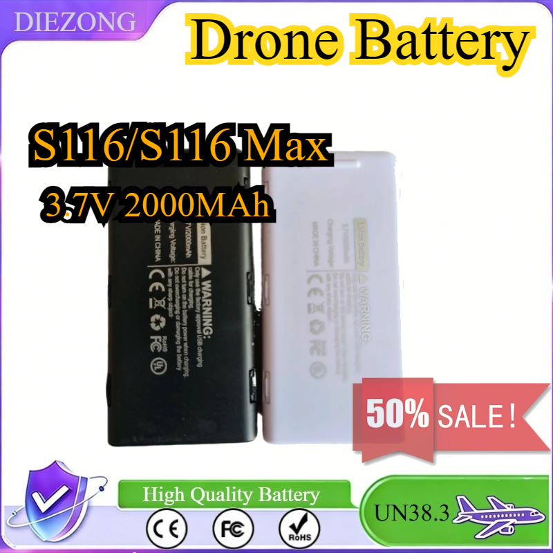Bateria 3.7V 2000mAh do drona  – Drone Rc S116 recenzja i cena