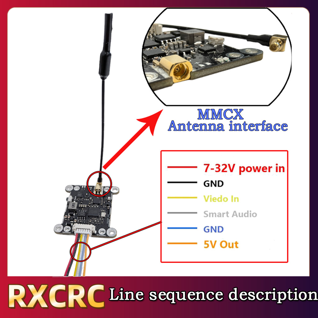 Moduł RXCRC 5.8G 48CH 1.6W VTX – Drone Rc1 recenzja i cena