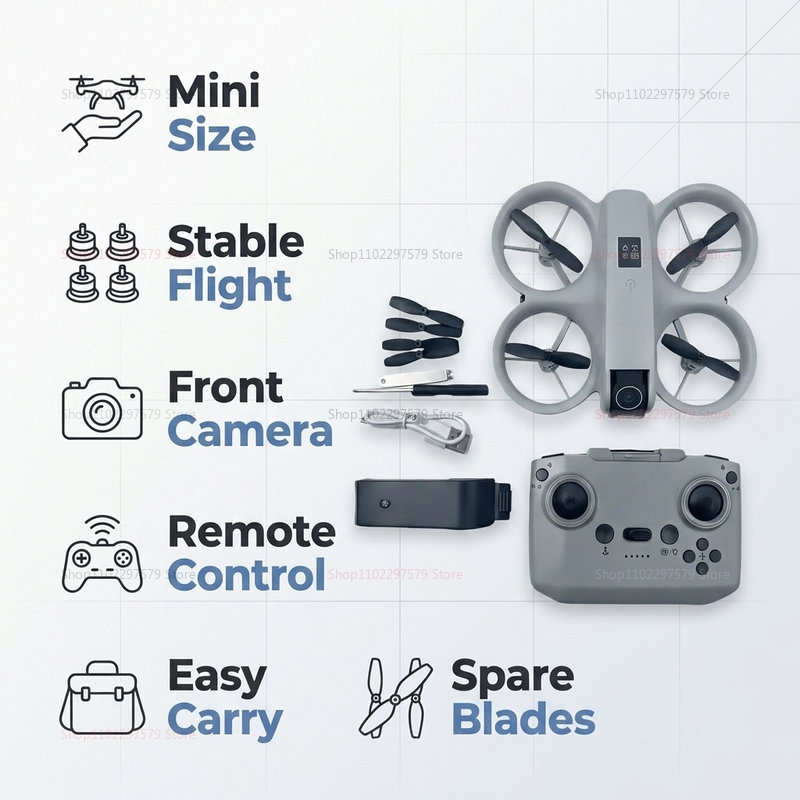 Mini Dron z Kamerą 8K HD FPV S – Rc Drone Uav recenzja i cena