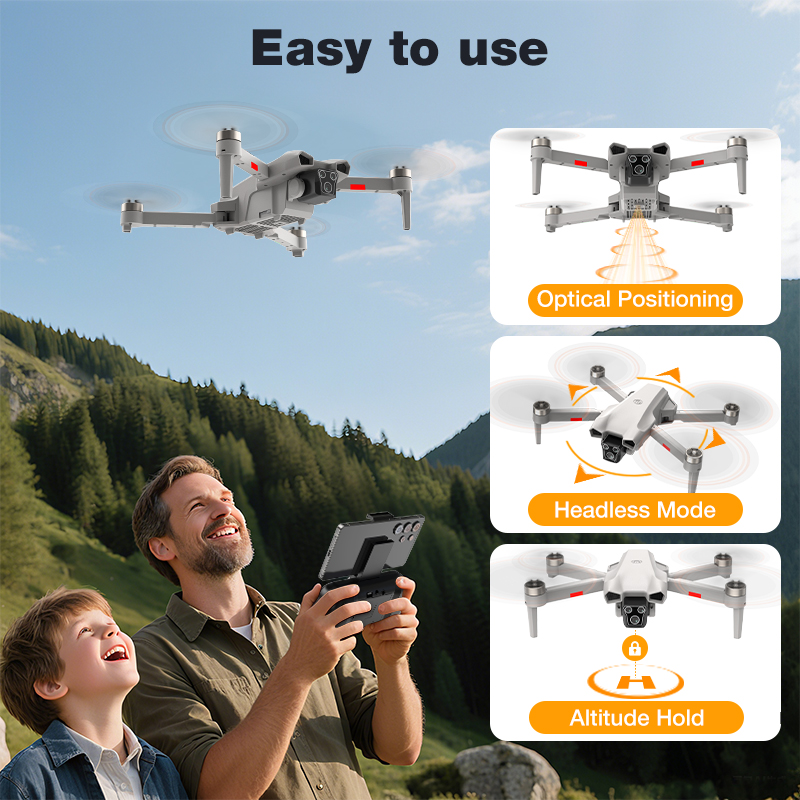 NOWY Gorący Dron L017 Pro Bezs – Drone Rc Land recenzja i cena